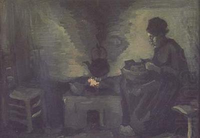 Peasant Woman near the Hearth (mk06), Vincent Van Gogh